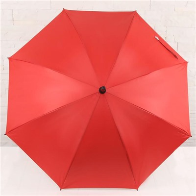 Зонт - трость полуавтоматический, 8 спиц, R = 52 см, цвет МИКС