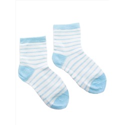 Детские носки 3-5 лет 15-18 см  "Голубой миша" Зебры