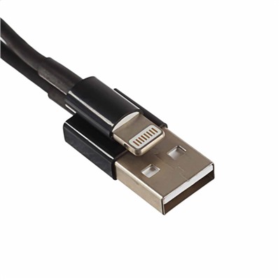 Сетевое зарядное устройство Qumo Energy 2 USB, 2.1A, Apple cable, черный