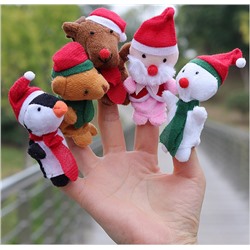 Набор игрушек на пальцы "Мини-куклы" 5шт.MR135