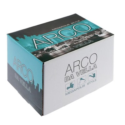 Смеситель для биде ARCO А50, однорычажный, настенный, с гигиеническим душем, хром