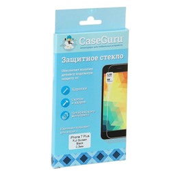 Защитное стекло CaseGuru для iPhone 7 Plus Full Screen Black, 0,3 мм, черное