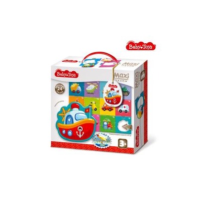 Пазлы MAXI "Техника" 24 эл BABY TOYS (поле 61х47см)