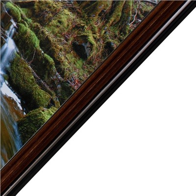 Картина "Горный водопад" 25х35(28,5х38,5) см