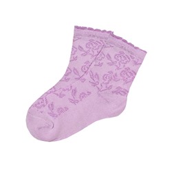 Сиреневые ажурные носки для девочки 35646-ПЧ18