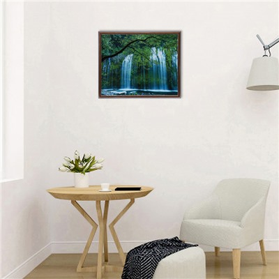Картина "Лесной водопад" 43х53 см