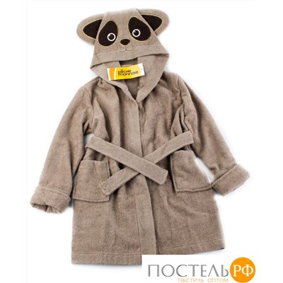 №7 Brown Panda халат детский р-р: 4 года, цв. темн.бежевый