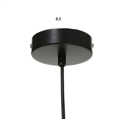 Светильник 2284/1 LED черно-золотой 10х10х24-124 см