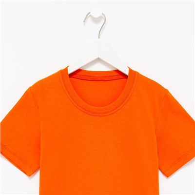 Футболка детская, цвет оранжевый, рост 86 см