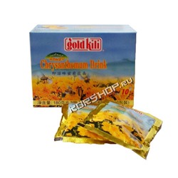 Чай из Хризантемы с мёдом быстрорастворимый Gold Kili 180г (10 саше по 18 г) Акция