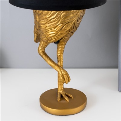 Настольная лампа "Аист" E27 40Вт золото 20х20х47 см