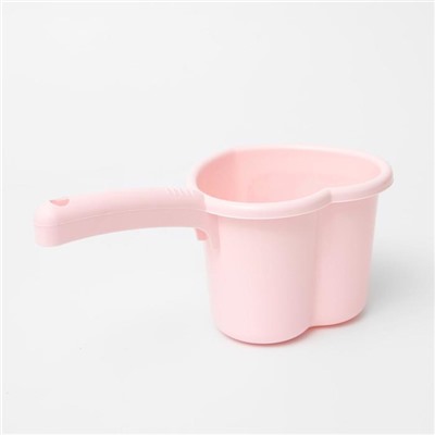 Ковшик для купания 1,5 л., цвет розовый пастельный