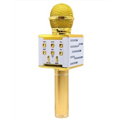 Беспроводной караоке микрофон DS868 (золото)