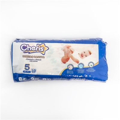 Детские подгузники Cheris  10 шт. размер XL (12-17кг)