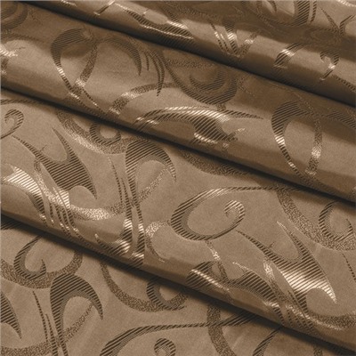Портьерная ткань 150 см на отрез 26 цвет шоколадный
