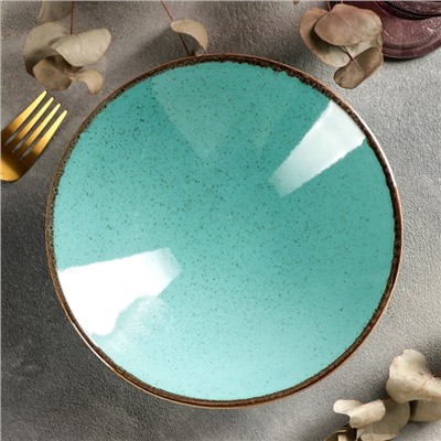 Салатник Turquoise, d=20 см, 500 мл, цвет бирюзовый