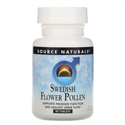 Source Naturals, Шведская цветочная пыльца, 90 таблеток