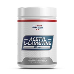 Аминокислота Ацетил Acetyl-L-Carnitine 500 mg GeneticLab 60 капс.