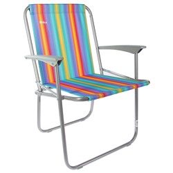 Кресло складное, размер 500х500х740 мм, цвет радужный КС4