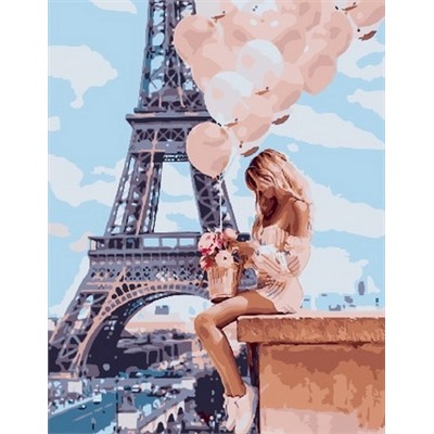 Картина по номерам 40х50 - Воздушный Париж
