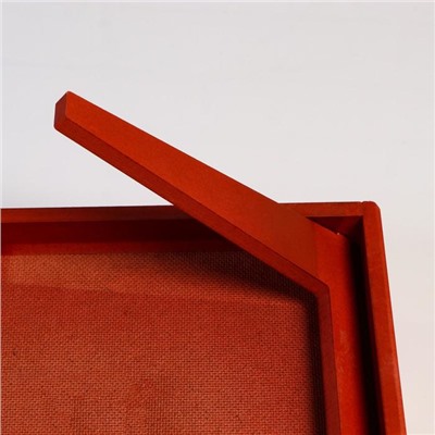 Столик для завтрака, с ручками "Сканди", 47×30×21 см, красный