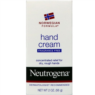 Neutrogena, Крема для рук, без запаха, 56 г (2 унции)