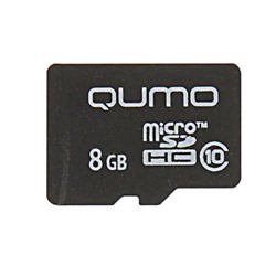 Карта памяти microSDHC Qumo 8 Гб class 10