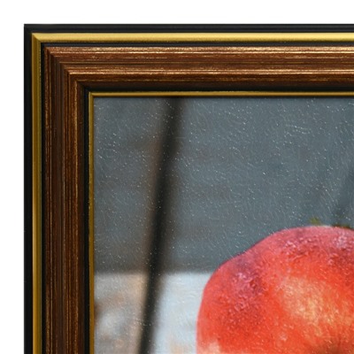 Картина "Персики" 25х25(28х28) см
