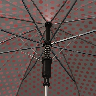 Зонт - трость полуавтоматический «Люсинда», 8 спиц, R = 46 см, цвет МИКС
