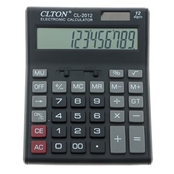 Калькулятор настольный, 12-разрядный, CL-2012, двойное питание