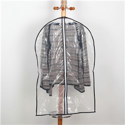 Чехол для одежды 60×90 см, PE, прозрачный