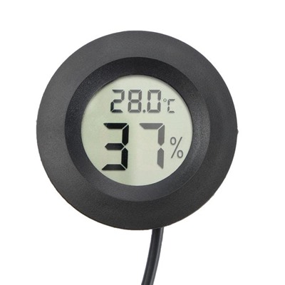 Термометр, влагомер цифровой, ЖК-экран, провод 1.5 м
