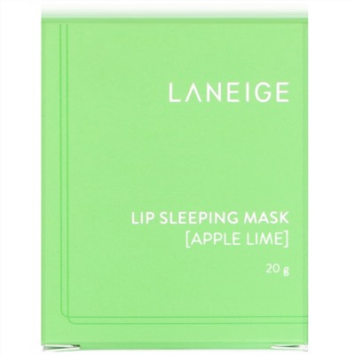 Laneige, ночная маска для губ, яблочно-лаймовый аромат, 20 г