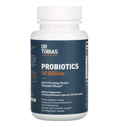 Dr. Tobias, Probiotics , 30 Billion, 30 Delayed Release Capsules