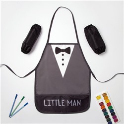 Набор детский для творчества Collorista "Little man" фартук 49 х 39 см и нарукавники