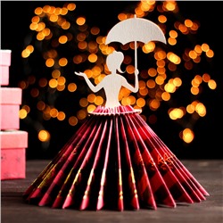 Салфетница «Девушка с зонтиком», 25×13×13 см
