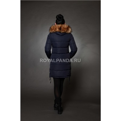 Куртка женская зимняя 1729 синий искусственный мех
