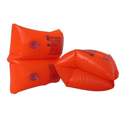Нарукавники надувные для плавания 19*19 см 3-6 лет Deluxe оранжевые Intex 59640