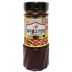 Острый соус маринад барбекю для свинины Бульгоги Kossia, Корея, 280 г