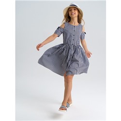 Платье текстильное для девочки, рост 146 см
