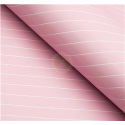 Бумага упаковочная 50*70см Розовая, глянцевая, люрекс