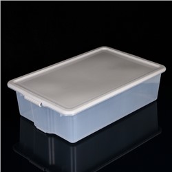 Контейнер для хранения с крышкой Porter, 32 л, 65,9×41,6×17,5 см, цвет дымчато-серый