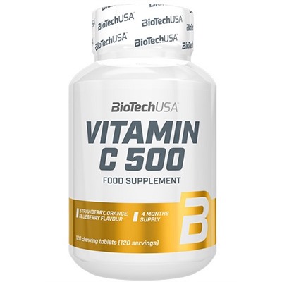 Витамин С Vitamin C 500 mg Biotech USA 120 таб.