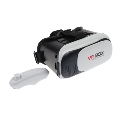 Очки виртуальной реальности VR glasses, для смартфонов 3.5"-6",BT пульт ДУ,регулировка линз
