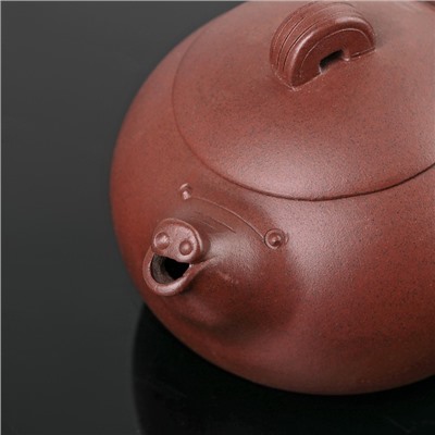 Набор для чайной церемонии "Красная глина", 5 предметов: чайник 14,5х10х8 см, 4 чашки 6х3,5 см