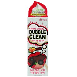 Кремовая зубная паста с очищающими пузырьками и экстрактом красного грейпфрута Dubble Clean Mukunghwa, Корея, 110 г