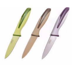 Набор ножей Calve CL-3126 3-ножа разноцветные  в блисторе (24) оптом