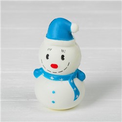 Мялка-сквиши «Снеговик», цвета МИКС