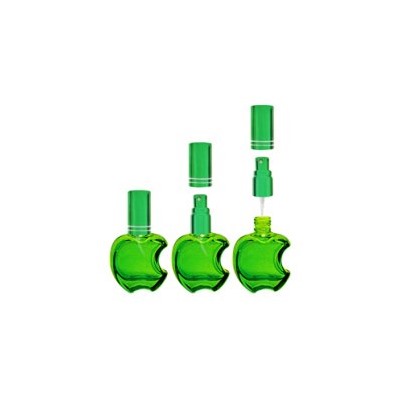 Флакон Эпл (15мл), зеленый + мет.спрей