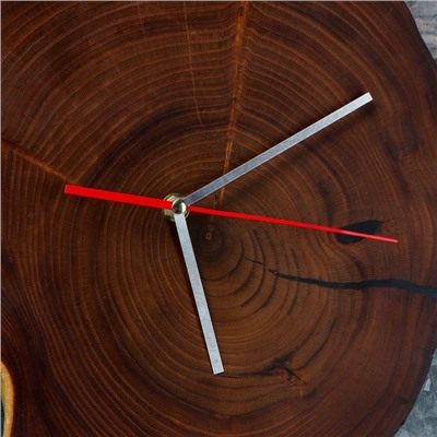 Часы настенные "Спил оливы", 35 х 30 см, микс